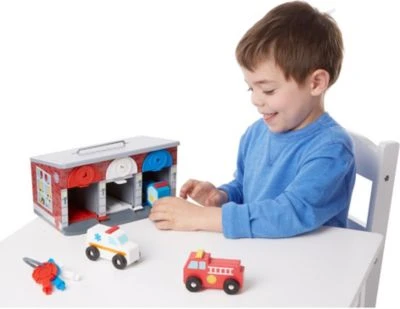 Melissa & Doug Rettungsdienstgarage aus Holz Melissa & Doug Rettungsdienstgarage Aus Holz -Spielzeugladen 10729291 02