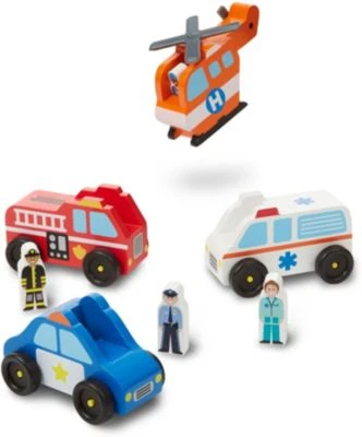 Melissa & Doug Rettungsfahrzeuge aus Holz Melissa & Doug Rettungsfahrzeuge Aus Holz -Spielzeugladen 11154483 03