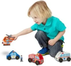 Melissa & Doug Rettungsfahrzeuge Aus Holz 5 Melissa & Doug Rettungsfahrzeuge Aus Holz -Spielzeugladen 11154483 04
