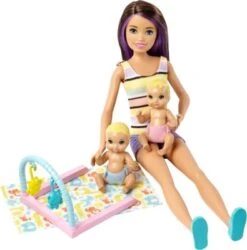 Barbie Skipper Babysitter Puppe (brünett), Kinderzimmer-Spielset Mit Baby-Puppen 3 Barbie Skipper Babysitter Puppe (brünett), Kinderzimmer-Spielset Mit Baby-Puppen -Spielzeugladen 11618056 02