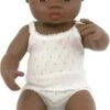 Miniland Babypuppe Junge, Schwarzhaarig, 38 Cm -Spielzeugladen 13116528 01