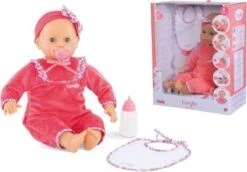 Corolle Mon Grand Poupon - Weichkörperpuppe Lila Chérie Mit Schlafaugen, 42 Cm