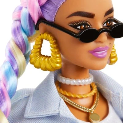 Barbie® Extra Puppe mit geflochtenem Regenbogen-Zopf, inkl. Haustier Barbie® Extra Puppe Mit Geflochtenem Regenbogen-Zopf, Inkl. Haustier -Spielzeugladen 18515247 04