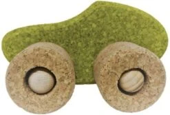 KORXX Spielzeugauto Kork Lambo Rund, Gelb