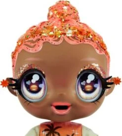 Glitter Babyz Doll - Solana Sunburst (Coral Pink/Sunset) -Spielzeugladen 19459306 04