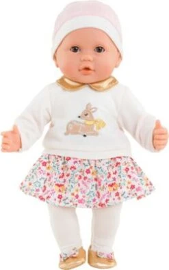 Corolle Mon Grand Poupon - Anaïs Winterblüten, Weichkörperpuppe Mit Schlafaugen, 36 Cm