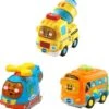 Tut Tut Baby Flitzer - 3er-Set Reisebus, Helikopter, Betonmischer -Spielzeugladen 19691398 01