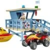 Bruder Bworld Set Life Guard Station Mit Quad + Personal 2 Bruder Bworld Set Life Guard Station Mit Quad + Personal -Spielzeugladen 20312589 01