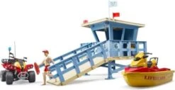 Bruder Bworld Set Life Guard Station Mit Quad + Personal -Spielzeugladen 20312589 03
