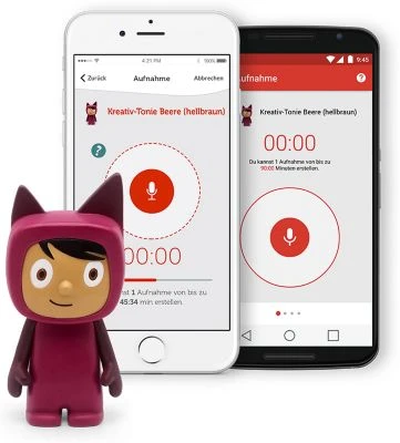 tonies Kreativ-Tonie, beere/hellbraun Tonies Kreativ-Tonie, Beere/hellbraun -Spielzeugladen 20366515 02