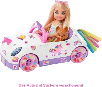 Barbie Chelsea Puppe Spiel-Set inkl. Auto, Regenbogen-Einhorn Barbie Chelsea Puppe Spiel-Set Inkl. Auto, Regenbogen-Einhorn -Spielzeugladen 20410879 04