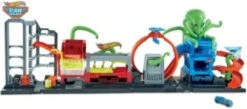 Hot Wheels City Color Reveal Autowaschanlage, Inkl. 1 Farbwechsel-Spielzeugauto