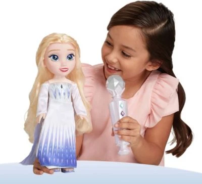 Die Eiskönigin 2 - "Sing mit mir" Elsa Puppe 35 cm, inkl. Mikrofon Licht und Sound JAKKS PACIFIC Die Eiskönigin 2 - "Sing Mit Mir" Elsa Puppe 35 Cm, Inkl. Mikrofon Licht Und Sound -Spielzeugladen 20904746 04