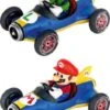 CARRERA Pull & Speed - Mario Kart "Mach 8" Pull Back Auto Mit Rückziehmotor, 2er Pack -Spielzeugladen 21020515 01