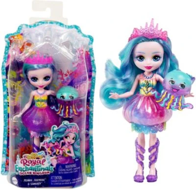 Royal Enchantimals Jelanie Jellyfish & Stingley Puppe Royal Enchantimals Jelanie Jellyfish & Stingley Puppe -Spielzeugladen 22096416 01