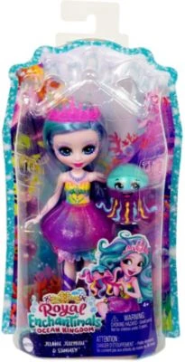 Royal Enchantimals Jelanie Jellyfish & Stingley Puppe Royal Enchantimals Jelanie Jellyfish & Stingley Puppe -Spielzeugladen 22096416 06