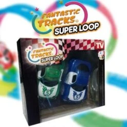 FANTASTIC TRACKS Loop Set Mit 4 Autos Autorennbahn Rennstrecke, 354 -Teile Und Viel Zubehör Autorennbahnsets -Spielzeugladen 22174564 04