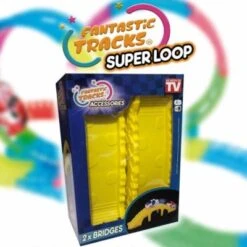 FANTASTIC TRACKS Loop Set Mit 4 Autos Autorennbahn Rennstrecke, 354 -Teile Und Viel Zubehör Autorennbahnsets -Spielzeugladen 22174564 05