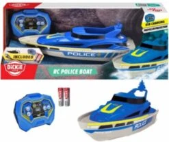 Dickie Toys RC Police Boat, RTR