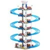 HOMCOM Kinder Parkhaus Mit Spiralrampe -Spielzeugladen 23785654 01