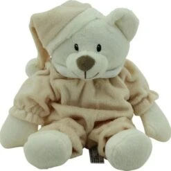 Sweety-Toys 5802 Kuschelbär Sleepy Hellbraun, 31 Cm