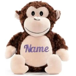 Elefantasie Stofftier Affe Personalisiert Bestickt