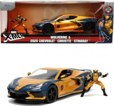Hollywood Rides Marvel X-Men Wolverin Chevy Corvette JADA Hollywood Rides Marvel X-Men Wolverin Chevy Corvette -Spielzeugladen 24780745 01
