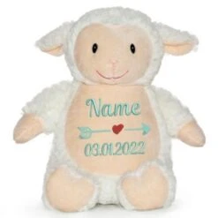 Elefantasie Stofftier Schaf Personalisiert Bestickt