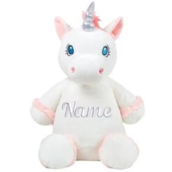 Elefantasie Stofftier Einhorn Bestickt Personalisiert