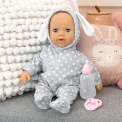 BAYER Anna First Words Baby 38 Cm, Grau -Spielzeugladen 25569428 05