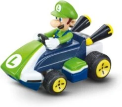 CARRERA RC - 2,4GHz Mario Kart Mini RC Luigi, Ferngesteuertes Auto Für Kinder Ab 6 Jahren