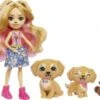 Enchantimals Familien-Spielset, Gerika Golden Retriever Puppe (ca. 15 Cm) Mit 3 Tierfiguren -Spielzeugladen 26406532 01