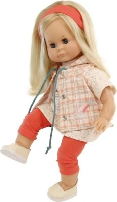 Schildkröt Puppe Schlummerle Gr. 37 Cm (kämmbare Blonde Haare, Blaue Schlafaugen, Baby Puppe Inkl. Kleidung)