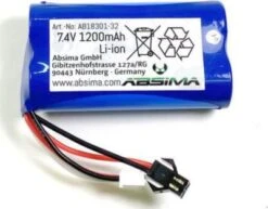Absima Li-Ion Batterie Pack (7.4 1200mAh)