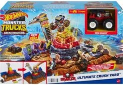 Hot Wheels Monster Trucks Arena World Main Event: Bone Shaker’s Ultimate Crush Yard -Spielzeugladen 28480567 06