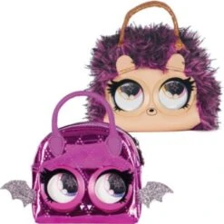 2er-Set Micro Purse Pets Mini-Tasche: Fledermaus & Igel