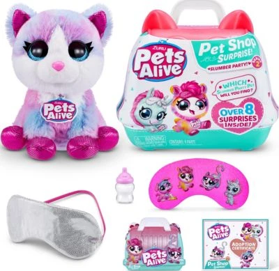 ZURU Pets Alive - Pet Shop Surprise Spielset Tierhandlung Serie 2 Katze Pyjamaparty ZURU Pets Alive - Pet Shop Surprise Spielset Tierhandlung Serie 2 Katze Pyjamaparty -Spielzeugladen 28912752 01