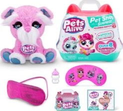 ZURU Pets Alive - Pet Shop Surprise Spielset Tierhandlung Serie 2 Hund Pyjamaparty