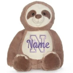 Elefantasie Stofftier Mit Name Bestickt Faultier