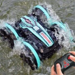 Syntek Ferngesteuertes Auto Für Kinder Ferngesteuertes Auto Amphibien-Stunt Doppelseitiges Taumelndes Elektrisches Spielzeugauto Für Kinder -Spielzeugladen 30053891 02