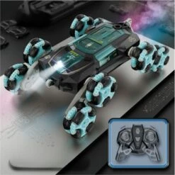 Syntek Ferngesteuertes Auto Für Kinder Ferngesteuerter Transformator Mit Spray