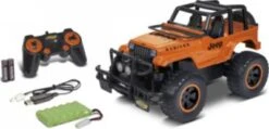 CARSON Ferngesteuertes Auto Jeep Wrangler 2,4 GHz, RTR, Maßstab 1:12, Orange