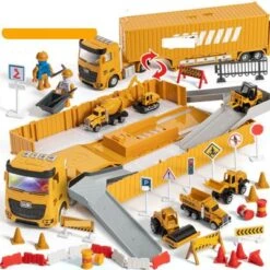 Debuy Technisches Multifunktionsauto-Spielzeug Für Jungen Und Mädchen Multifunktionales Technisches Fahrzeugspielzeug Für Kinder