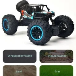 Decome Elektrisches Hochgeschwindigkeits-4WD-Kletterauto Für Jungen Remote Control Buggy Spielzeug Super Large 7 Decome Elektrisches Hochgeschwindigkeits-4WD-Kletterauto Für Jungen Remote Control Buggy Spielzeug Super Large -Spielzeugladen 30520456 06