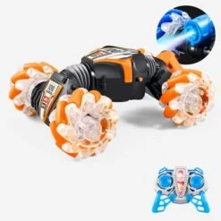 Decome Doppelseitiges Ferngesteuertes Stunt-Auto Ferngesteuertes Spielzeugauto