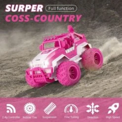 SHAOKE 1:12 RC-Buggy Rosa Großes Kletterauto Kinder Ferngesteuerte Autos Spielzeug Ferngesteuerte Autos -Spielzeugladen 30596397 05