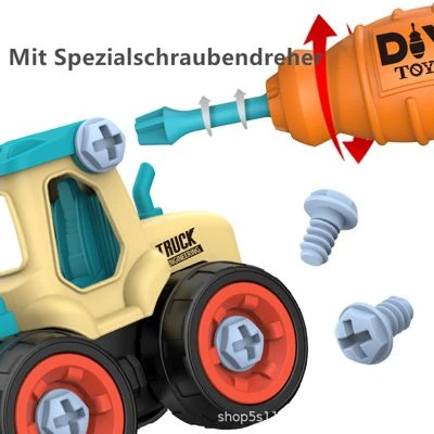 Syntek Spielzeugset für Kinder zum Zerlegen von technischen Fahrzeugen DIY Nuss Montage Puzzle Demontage Simulation Bagger Set Syntek Spielzeugset Für Kinder Zum Zerlegen Von Technischen Fahrzeugen DIY Nuss Montage Puzzle Demontage Simulation Bagger Set -Spielzeugladen 30598576 02