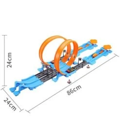 Enbaoxin Kinderspielzeug Kleine Autos Metall-Rennbahn Legierung(zufällige Farbe Des Autos) Kinder-Katapultbahn-Auto (zufällige Farbe Des Autos) -Spielzeugladen 30789734 06