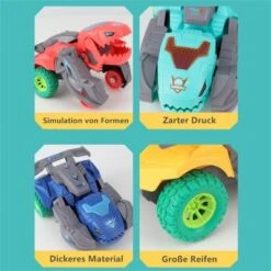 Syntek Dinosauriermodell-Spielzeugauto Für Kinder Trägheitsverformungs-Mecha-Wagenmodell-Dinosaurierspielzeug Für Jungen -Spielzeugladen 30790922 05