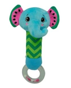 Kids Licensing Babyrassel Plüschspielzeug Elefant